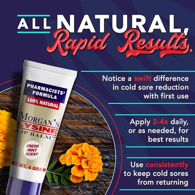 Morgan's Lysine Lip Balm-Velvo Beauty