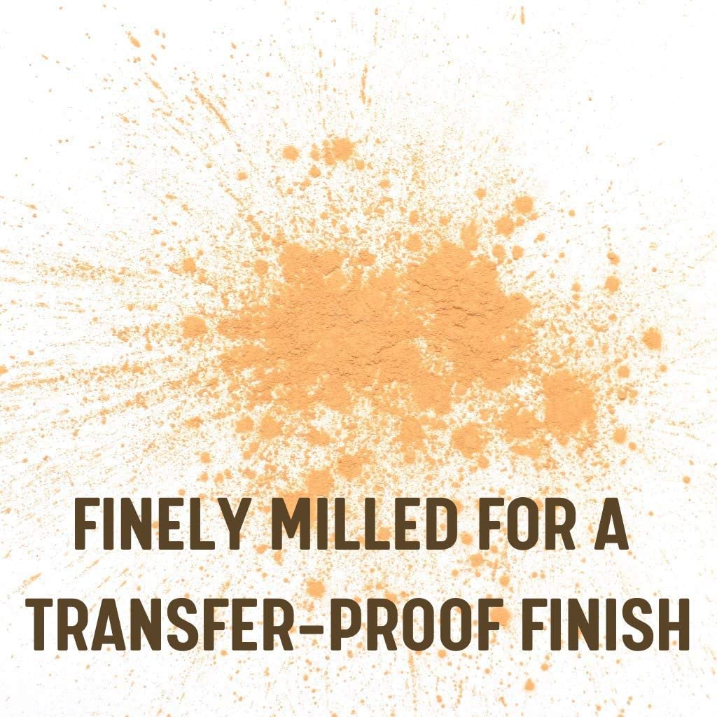 Beauty Bakerie Flour Setting Powder for Foundation, Loose Face Powder Makeup, Perfect for Oily Skin, Long-Lasting Matte Finish, Ideal for Baking and Blurring, 0.5oz, Plantain (Caramel)-Velvo Beauty