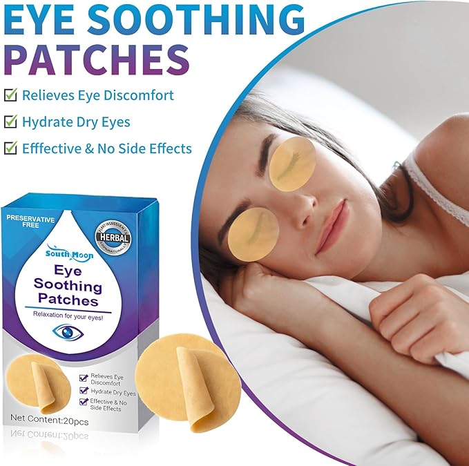 Eye Care Patch 20PCS Eye Pads for Tired Eyes & Dry Eyes Eye Cooling Pads for Puffy Eyes, Office Eye Relief & Refresh Refresh and Revitalize Tired Eyes-Velvo Beauty