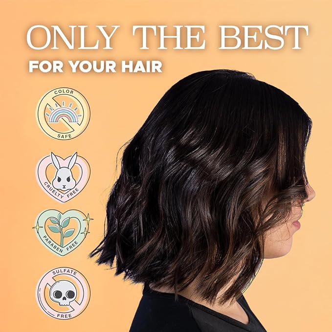 Luseta Shampoo and Conditioner Set for Hair with Turmeric & Collagen, Hair Thickening Volumizing Shampoo for Thin or Oil Hair, Sulfate and Parabens Free 2x16.9Oz-Velvo Beauty