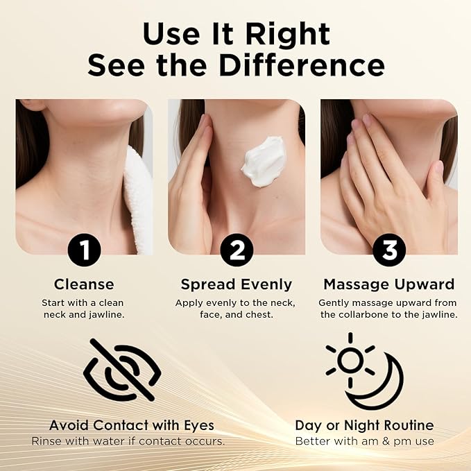 Firming Neck Cream for tightening and firming,Retinol,Collagen & Hyaluronic Acid Cream-Anti-Aging Face Moisturizer for Face,Wrinkle Smoother for Women & Men, 1.76 Fl Oz-Velvo Beauty