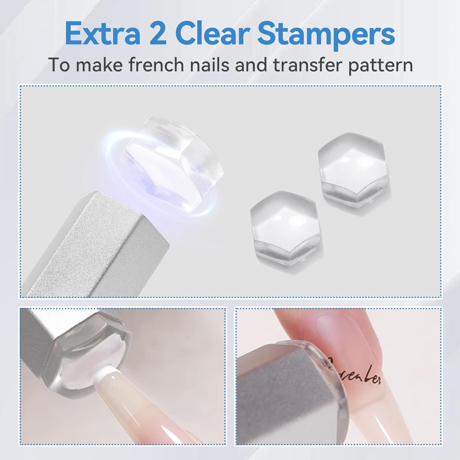 Born Pretty Handheld Magnetic U V Light for Nails, Metal Portable Mini Handheld U V Nail Light, Fast Curing U V Nail Dryer Nail Stamper Magnetic Stand Wireless Handheld LCD Display Screen-Velvo Beauty