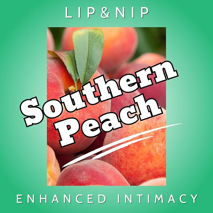 Southern Peach “Caroline” Flavored Balms | Southern Peach Flavored Hydrating Lip Balm, Nipple Balm, and Full Body Balm | Lip Balm & Moisturizer and Intimacy Enhancer - Pack of 3-Velvo Beauty