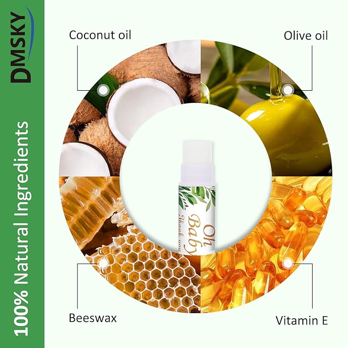 DMSKY 60 Pcs Baby Shower Favors, Lip Balms Bulk Gift for Guests, Boys Girls Games Neutral Gender Reveal Favors, Baby Shower Birthday Party Supplies Basket Gift Stuffers-Velvo Beauty