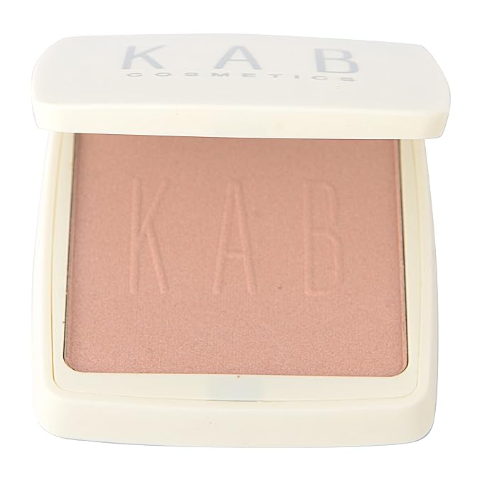 KAB Cosmetics - Pressed Powder - Ultra-Fine Pigment Shimmer Highlight Makeup in Hand-Picked Tones for All Skin Types – Cruelty-Free Face Highlighter for Poreless Look by KAB, Ballet Slipper-Velvo Beauty