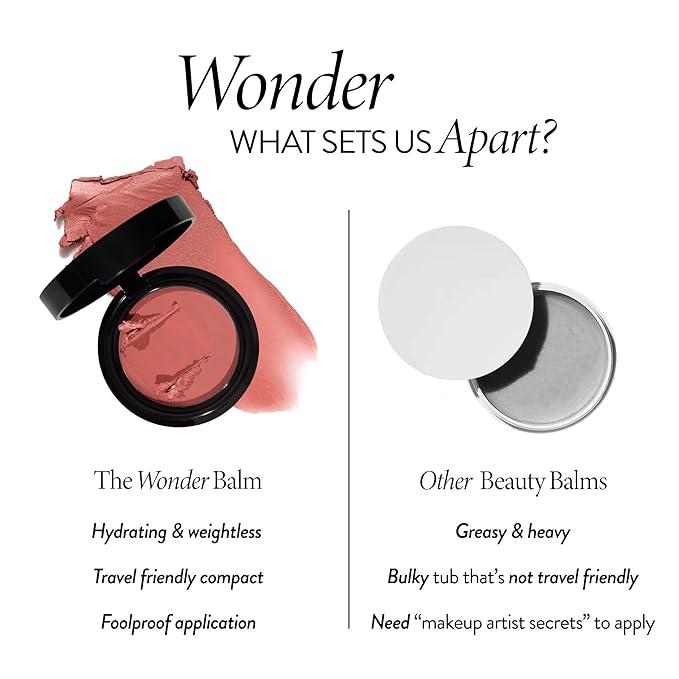 LAURA GELLER NEW YORK The Wonder Balm Complexion Enhancer - Hydrating Weightless Subtle Hint of Color + Glow for Mature Skin - Vegan Squalane - Apply to Cheeks & Lips (02 Pinch-Me Pink)-Velvo Beauty