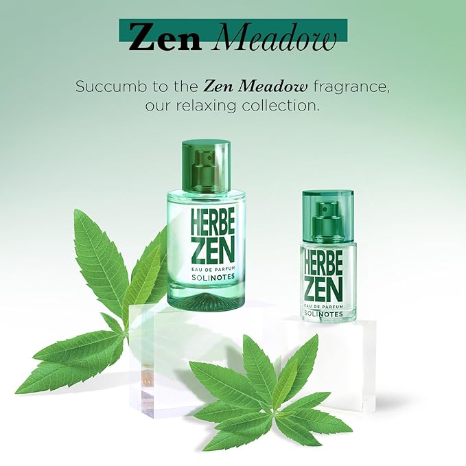 SOLINOTES Zen Meadow Perfume for Women - Eau De Parfum | Delicate Floral and Soothing Scent - Made in France - Vegan - 1.7 fl.oz-Velvo Beauty