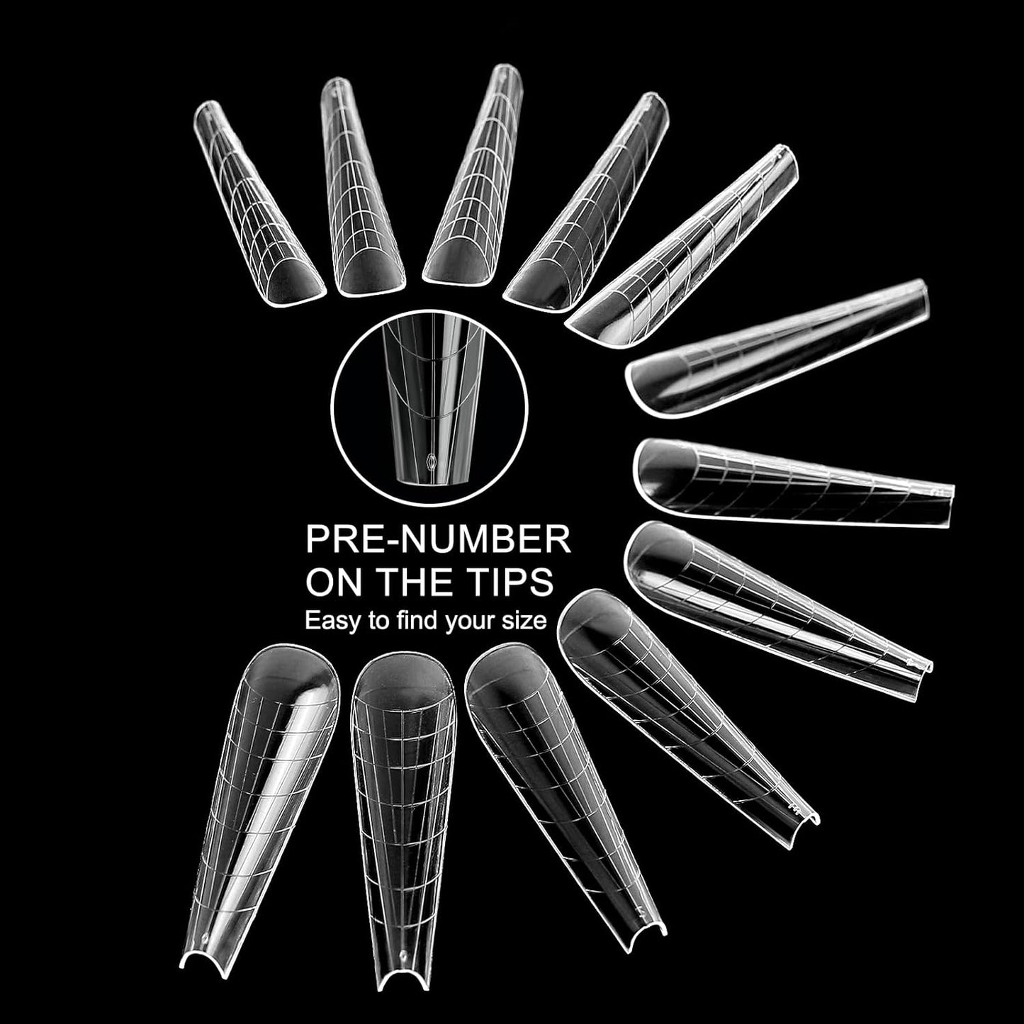 120Pcs Dual Nail Forms,Upper Arched Extension Poly nail gel Nail Forms Full Cover Reusable Nail Molds 12 Sizes for Nail Art Design Salon&DIY-Velvo Beauty