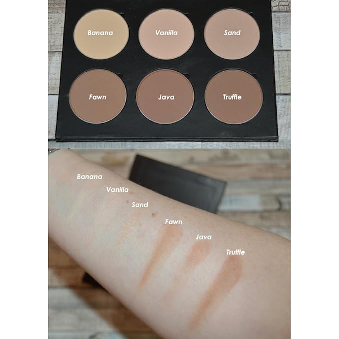 Java Matte Powder Contour Makeup – 37 mm Magnetic Palette Refill Pan for Contouring Highlight Make Up Kit by Beauty Junkees, Professional Quality Paraben Gluten Cruelty Free Cosmetics-Velvo Beauty