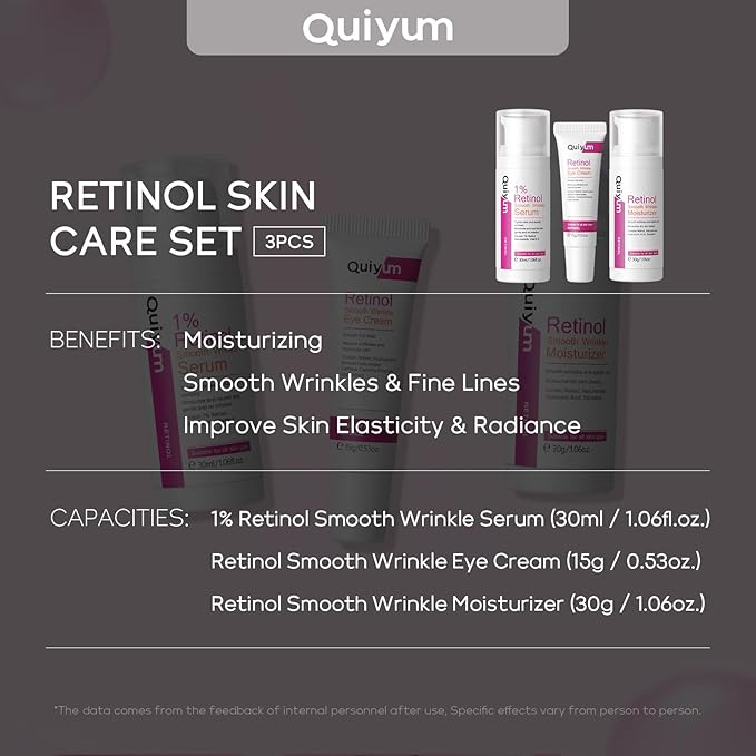 Retinol Skin Care Set, Dark Spot Remover for Face with Face Serum, Eye Cream, Moisturizer, Anti Aging Facial Skin Care Routine Kit, Wife Mom Women Gifts for Christmas Stocking Stuffers-Velvo Beauty