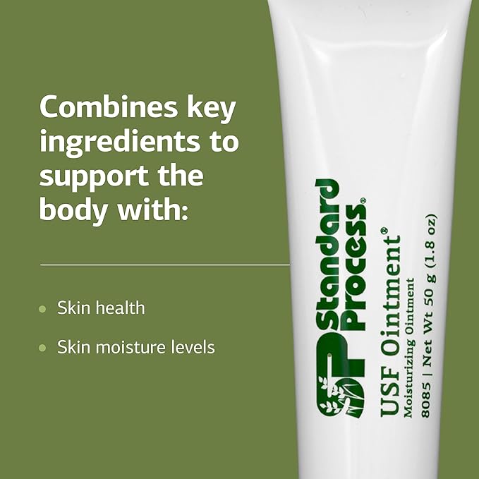 Standard Process USF Ointment - Supports Soft, Healthy Skin - Moisturizing Skin Cream for Dry Hands & Body - 1.8 oz-Velvo Beauty