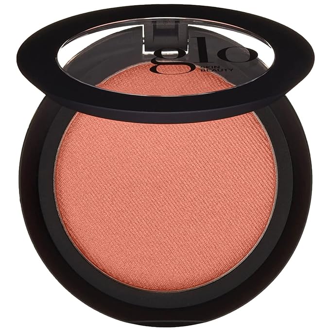 Glo Skin Beauty Blush (Sandalwood) - Pressed Powder Blush for Cheeks, High Pigment Mineral Face Makeup Creates a Natural, Healthy Glow-Velvo Beauty