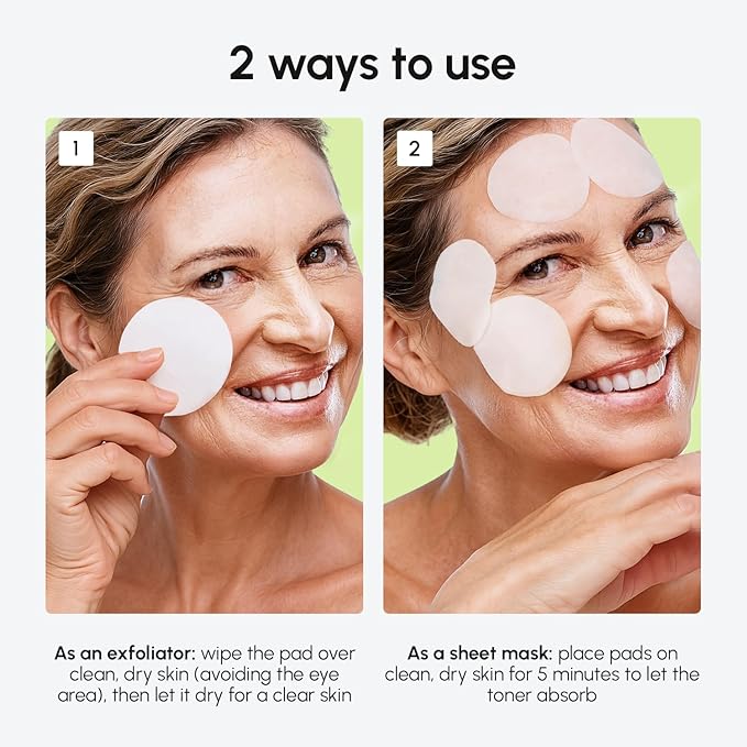 MAREE Blemish Toner Polishes - Daily Facial Radiance Toner Polish - Witch Hazel Pads Acne Face Toning - Acne Skin Care with BHA Salicylic Acid - Blemish Clearing Witch Hazel Wipes-Velvo Beauty