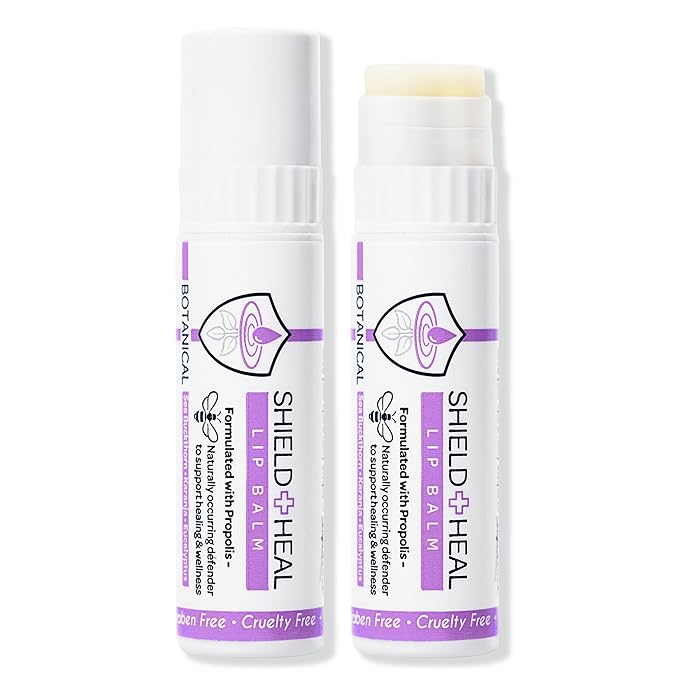 2 Pack - Botanical Lip Balm with Aromachology, Mood-Boosting Fragrance Technology, Soothes Chapped Lips & Relieves Dryness, Silky Smooth Texture Warms on Contact (2 Pack)-Velvo Beauty