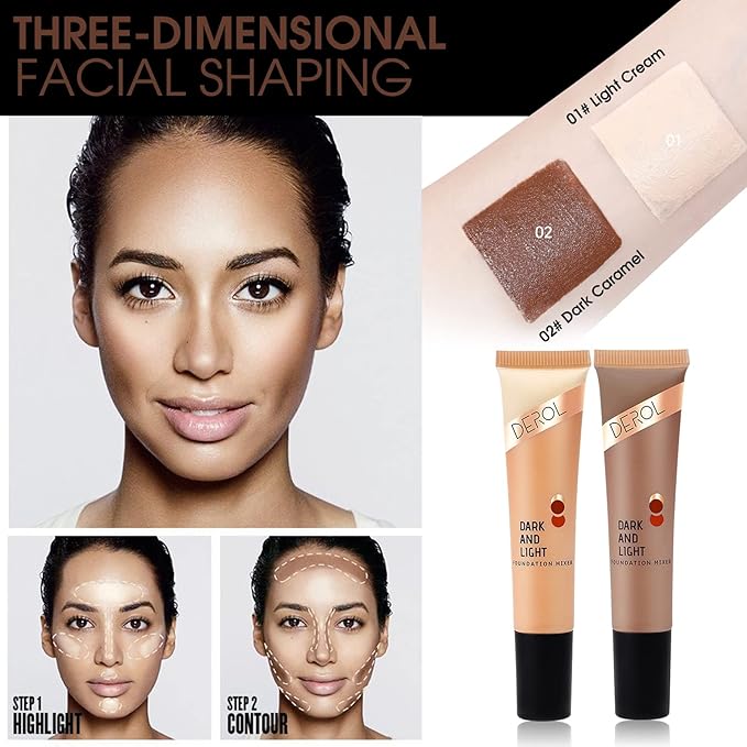 Light Cream Foundation Mixing Pigment for Adjusting Shade and Color Corrector, Blends Easily, Light Cream Color Corrector for Adjusted to Lighten Various Foundation Colors (Light Cream)-Velvo Beauty