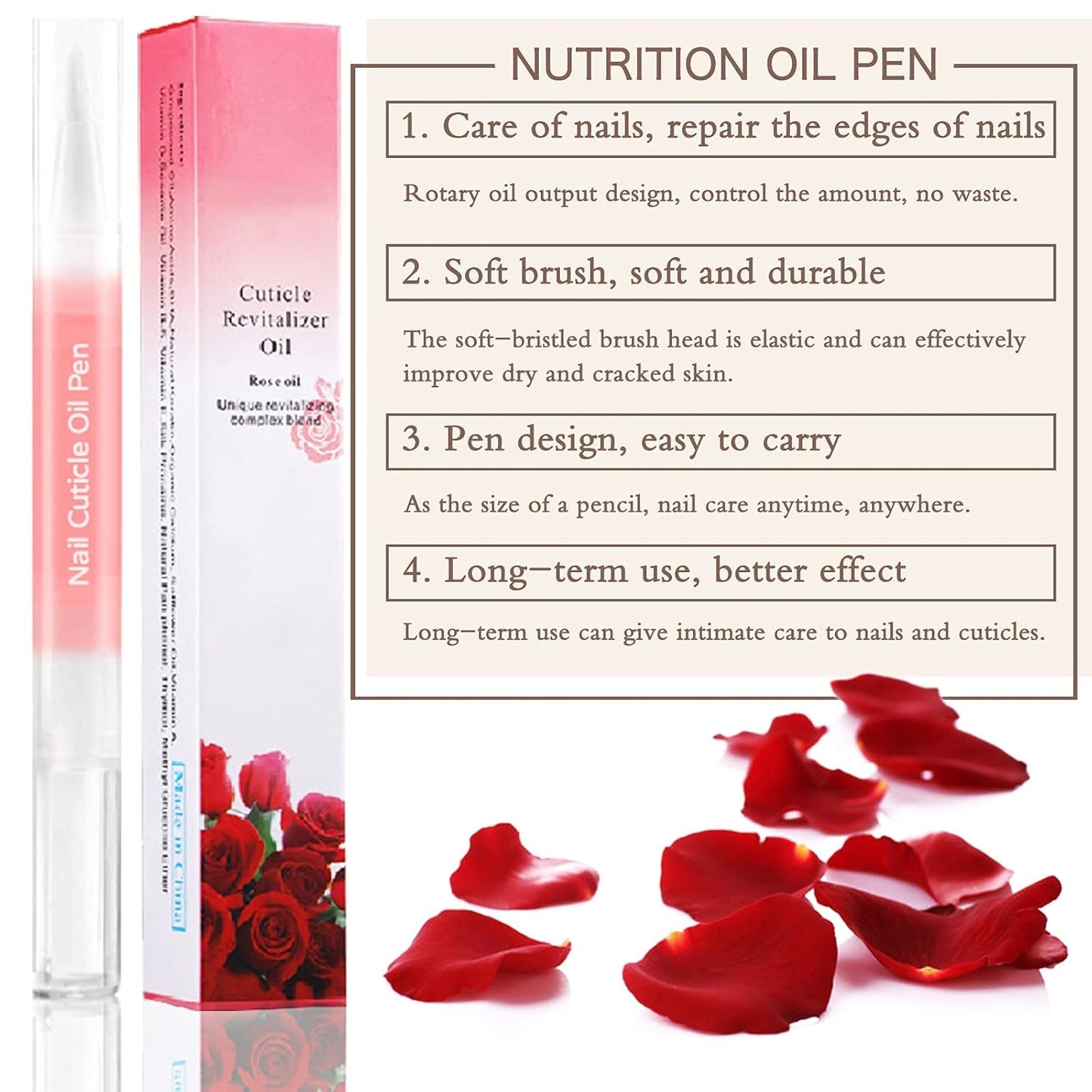 Nail Cuticle Oil Pen 18 Scents Gel Nail Oil Pen Nourishment Polish With Vitamins Moisturized Cuticle Care-Velvo Beauty