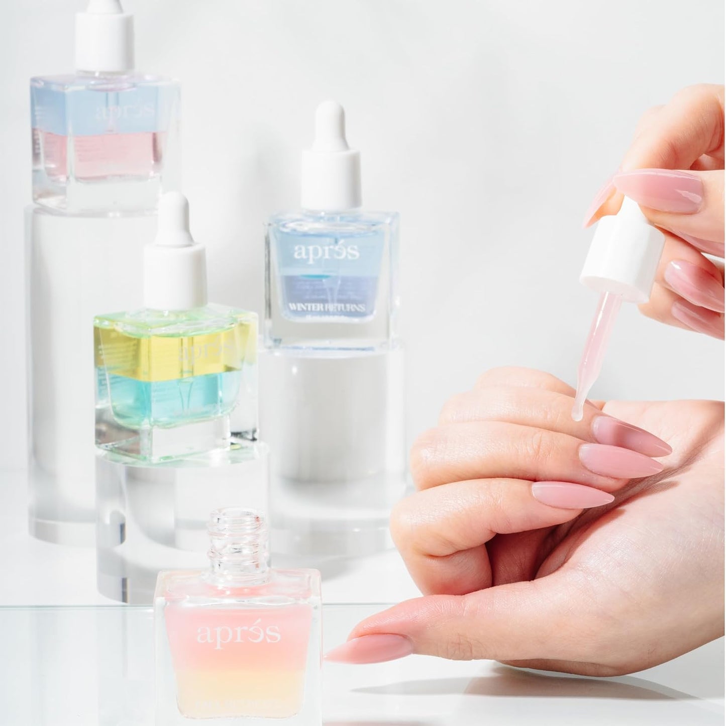 Apres Light & Shadow Cuticle Serum, Nourishing Blend of Almond and Jojoba Oil, Vitamin B and Turmeric, Cuticle Repair Oil 15 mL (15 ml, Spring Steps (Coconut, Sage, and Jasmine))-Velvo Beauty