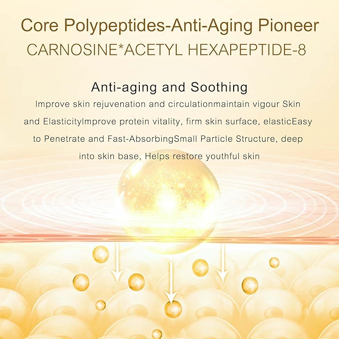 skincare set Anti Aging Skin 10-piece Daily Care Routine Kit With Vitamin C and Peptides Facial Cleanser Eye Mask Toner Serum Eye Cream Lotion Cream Lady Cream Gifts sets for Valentine's Day-Velvo Beauty