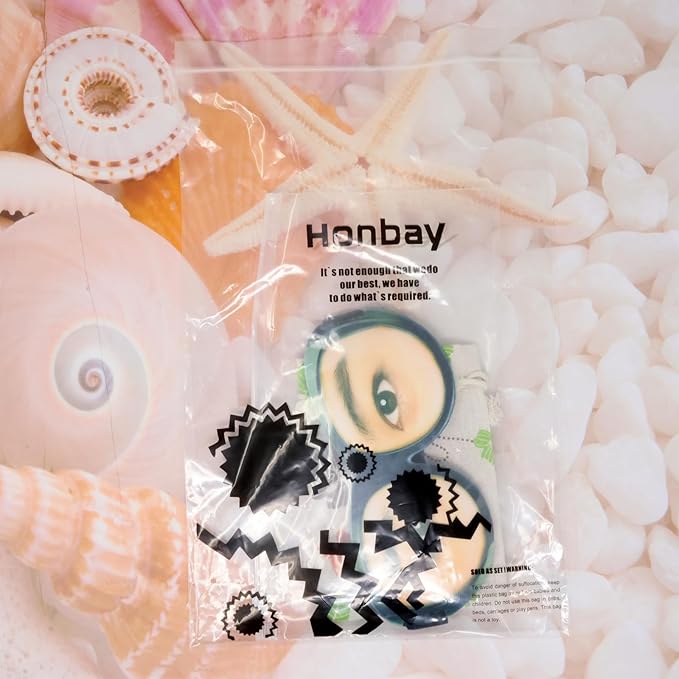 Honbay 3D Funny Eyeshade Soft Sleep Eye Mask with Adjustable Head Strap for Travel, Game, Party, Rest, Sleeping (Girl)-Velvo Beauty