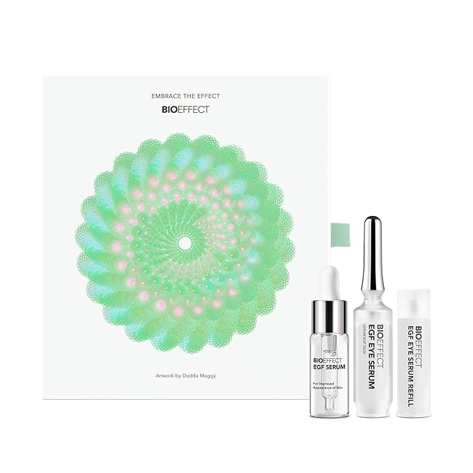 BIOEFFECT Classic Duo of EGF Serum and EGF Eye Serum plus Refill, Skincare Gift Set for Wrinkle Fighting, Moisturizing, Firming, Anti-Aging Facial Treatments featuring Barley Growth Factor-Velvo Beauty