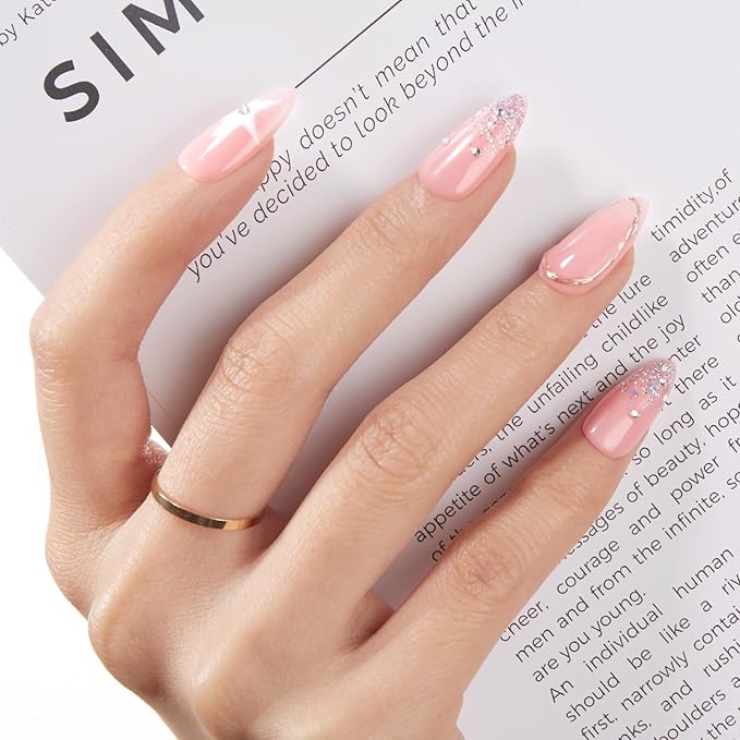 modelones Builder Nail Gel, 8-in-One Jelly Pink Builder, Peachy Pink Rubber Base Gel Polish, LED Lamp Cured Nude Color Base Hardener, Apex Building Strengthener Extension for Girls Home DIY Salon-Velvo Beauty