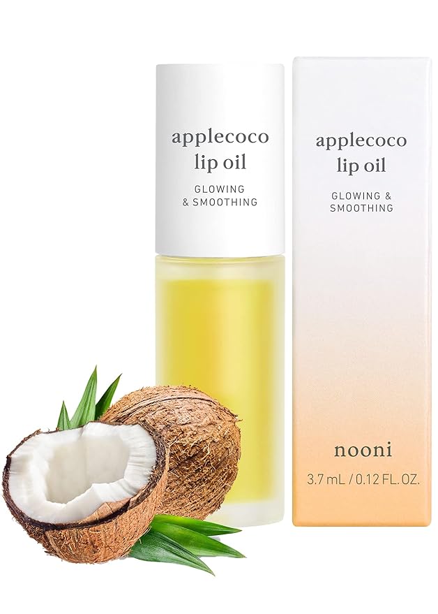 NOONI Korean Hydrating Lip Oil Applepeony + Applecoco Bundle-Velvo Beauty