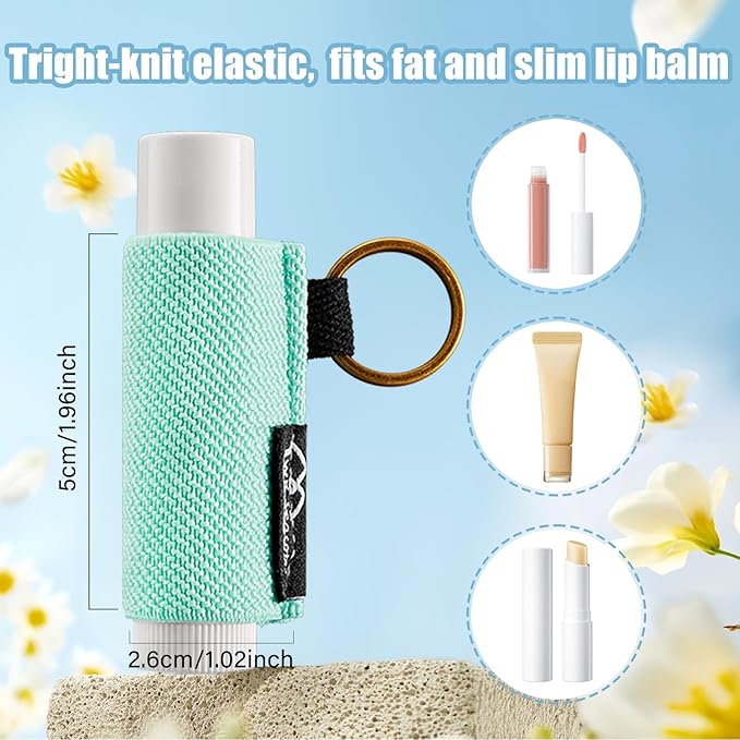 WK IEASON Lip Balm Holder Keychain Bulk Chapstick Holder Key chain-Velvo Beauty