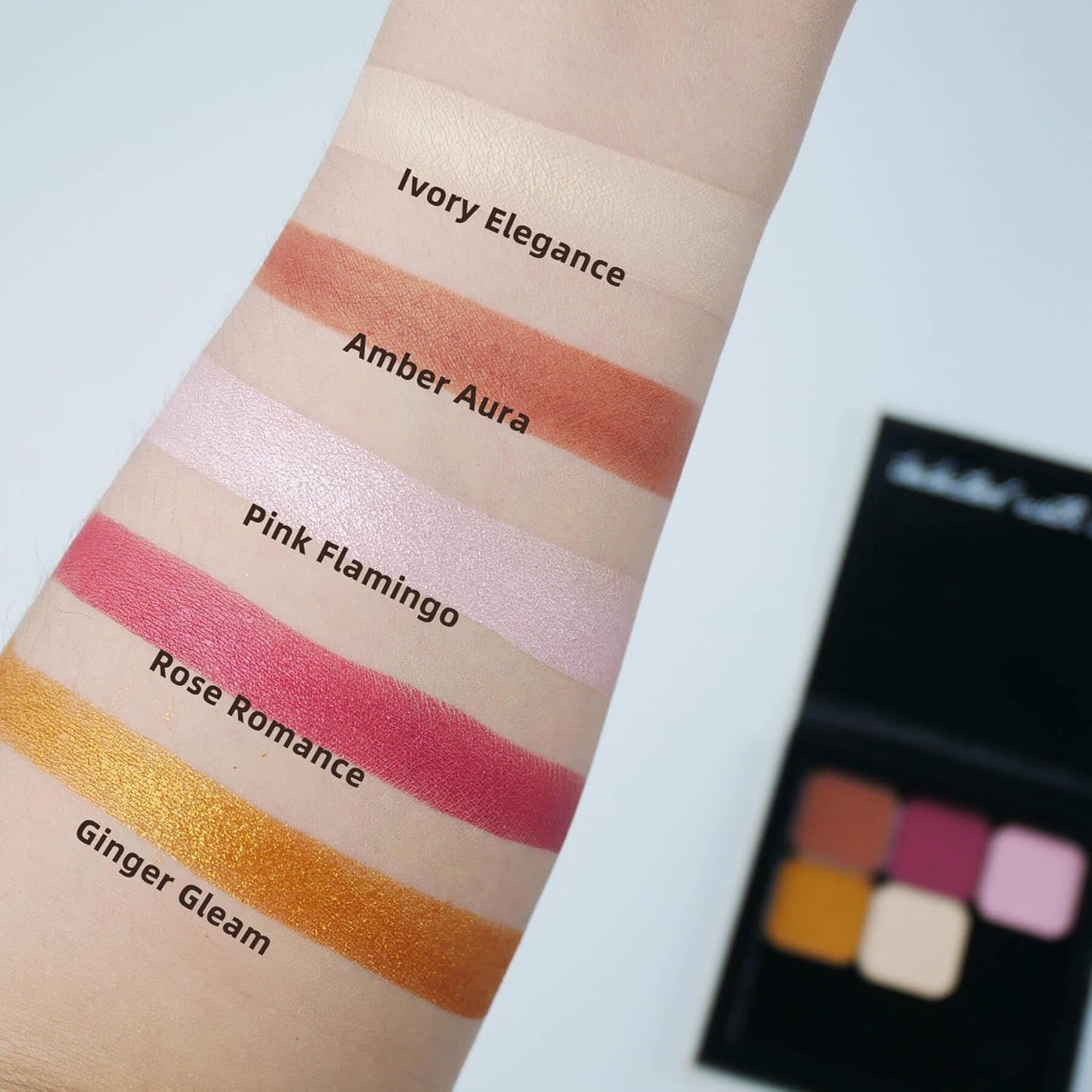 Single Matte Eyeshadow with Metal Pan, Long-lasting Natural Nude Color No-Makeup Look, Palette Refill, Base Eyeshadow Powder for Empty Magnetic Palette (Ivory Elegance)-Velvo Beauty