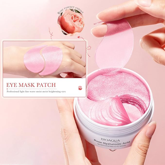 Under Eye Patches, Eye Mask, Reduce Puffy Eyes, Dark Circles, Eye Bags, Eye Patches with Collagen, Anti-Aging Rejuvenating Moisturizing Skin Care for Anti-Wrinkle Eye Masks 60PCS-Velvo Beauty