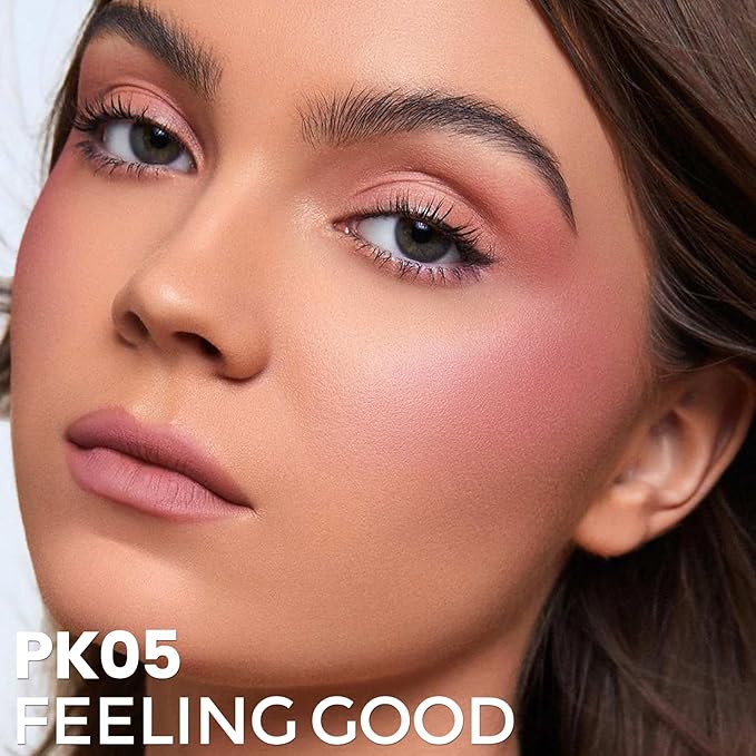 FOCALLURE Silky Cream Liquid Blush,Leaving a Matte Dewy Makeup Look,Easy to Apply and Create a Natural Flush,Long Lasting and Lightweight Cheek Blush Face Makeup,FEELING GOOD-Velvo Beauty