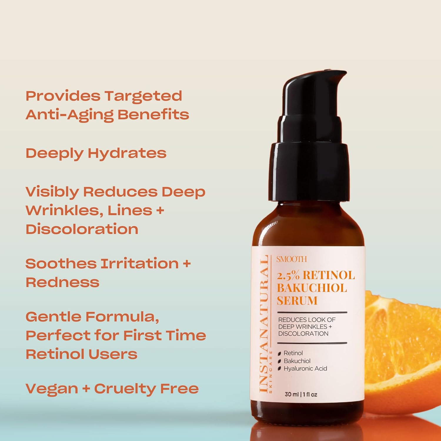 InstaNatural Face Serum (Serum Bakuchiol)-Velvo Beauty