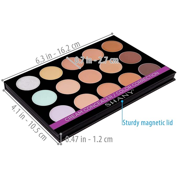 SHANY Cream Concealer/Camouflage Color Correcting Palette - Layer 2 - Refill for the 6 Layer Mini Masterpiece Collection Makeup Set-Velvo Beauty