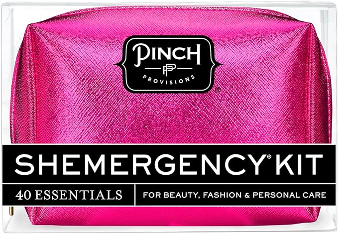 Pinch Provisions Shemergency Kit for Her, 40 Emergency Essential Items, Compact, Multi-Functional Pouch, Gift for Women, Birthday, Bachelorette Parties, and More!-Velvo Beauty