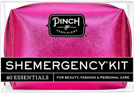 Pinch Provisions Shemergency Kit for Her, 40 Emergency Essential Items, Compact, Multi-Functional Pouch, Gift for Women, Birthday, Bachelorette Parties, and More!-Velvo Beauty
