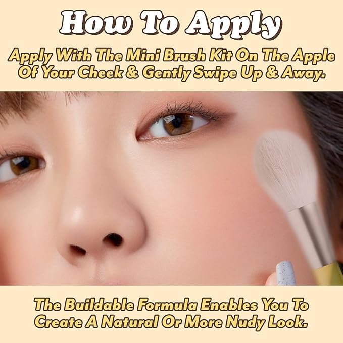 I'm Meme Palette - Afternoon Tea Blusher | Milk Tea Time, Blush for Cheek, Natural & Neutral, Buildable & Blendable, 3 Shades Palette, Matte Powder Blush for Face & Cheeks, For All Skin Tones, 0.42 oz-Velvo Beauty