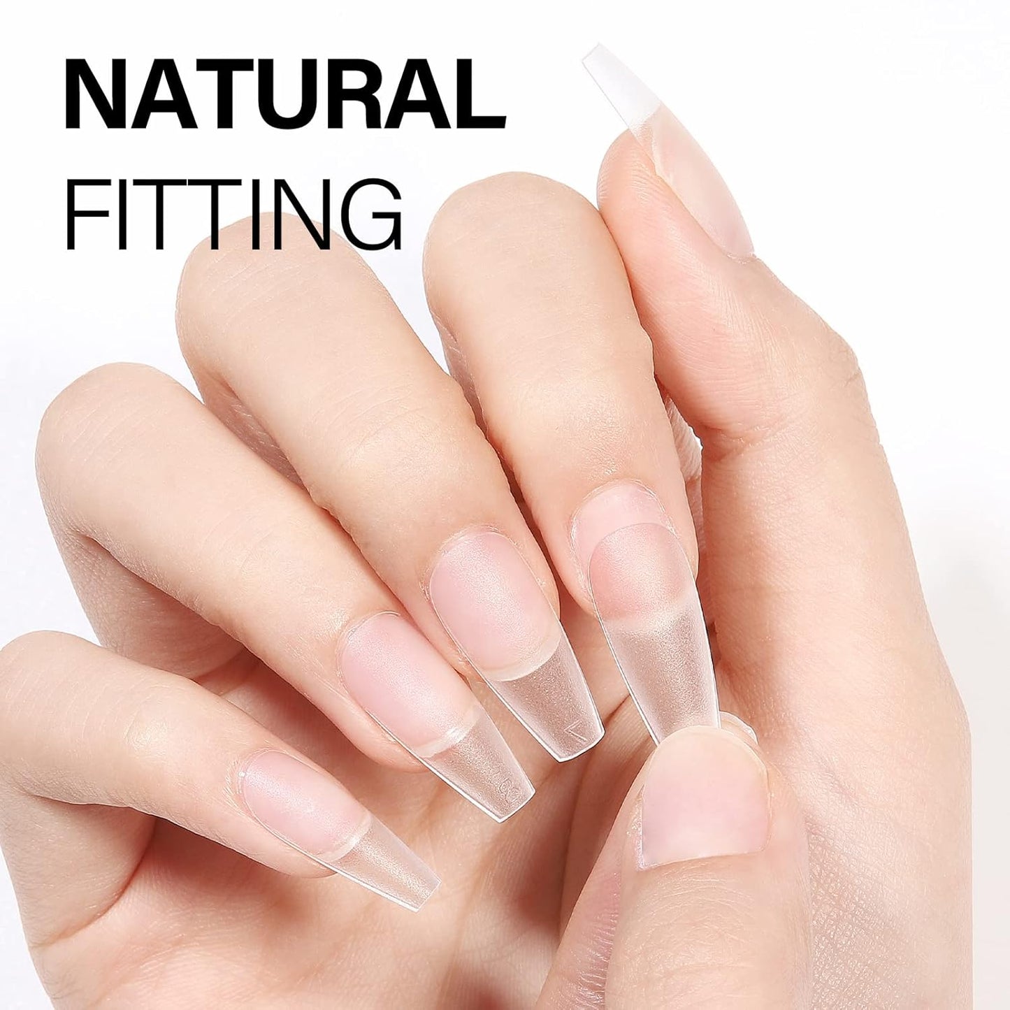 AILLSA 2PCS Gel Nail Glue for Acrylic Nails, 4 in 1 Super Strong Adhesive for False Tips, UV Curing Needed, 15ml High Capacity Extension Brush On for Rhinestone Pearl Foil-Velvo Beauty