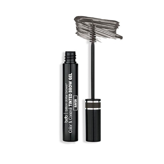bdb Color & Control Tinted Eyebrow Gel - Effortless Brows, Waterproof Formula, Raven Black-Velvo Beauty