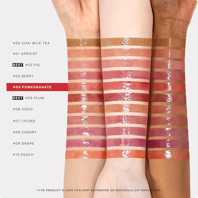 Nature Republic HONEY MELTING LIP (04 POMEGRANATE) SOFT LIP STICK, Hydrating Gloss, Moisturizing balms, Sheer tint, Shine & Glowy Finish, korean make up-Velvo Beauty