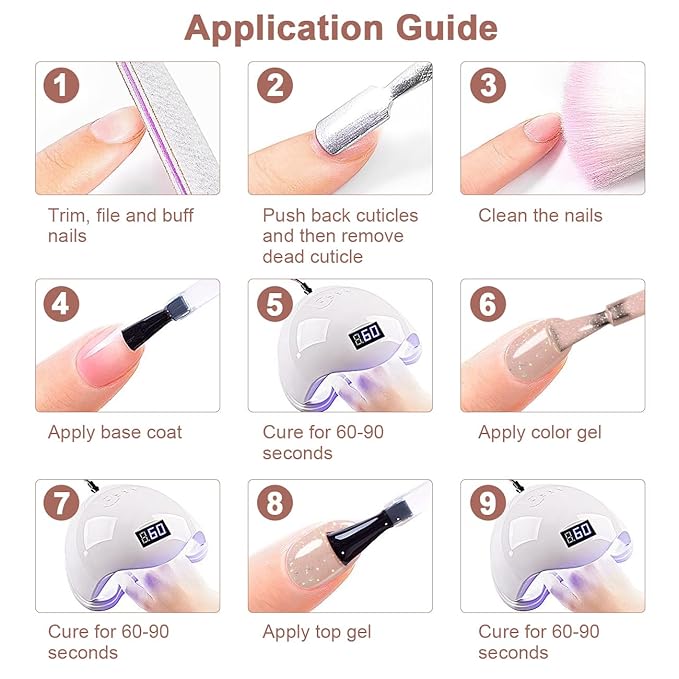 RARJSM Nude Glitter Gel Nail Polish 6pcs Set Sparkly Rainbow Shimmery Nail Gel Polish Iridescent Pigment Jelly Sheer Gray Pink Milky Peach Purple Translucent Natural Skin Tone Color 7.5ml Soak off-Velvo Beauty