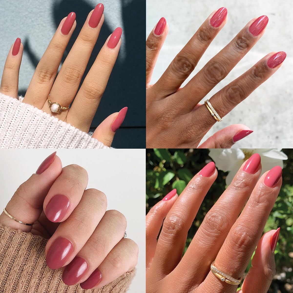 Olive & June Long Lasting Nail Polish | Plump Gel-Like Finish No Lamp Needed | Lasts up to 10 days | Salon-Quality Color at Home | 15-Free Vegan Cruelty-Free Chip-Resistant Shine | LD Rosy Neutral-Velvo Beauty