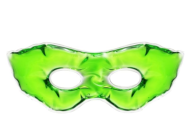 Gel Eye Mask for Puffiness and Dark Circles - Cooling Eye Masks for After Surgery and Headache/Stress Relief - Multiple Colors Available - Green-Velvo Beauty