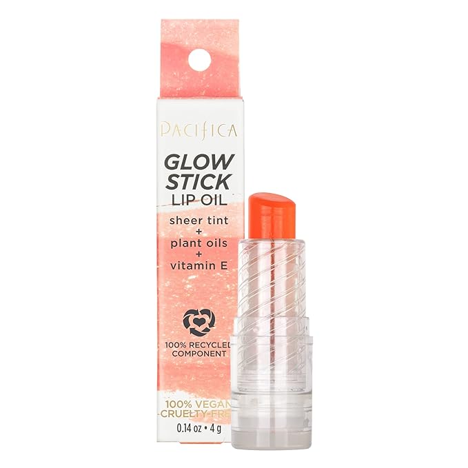 Pacifica Glow Stick Lip Oil - Pale Sunset Women 0.14 oz-Velvo Beauty