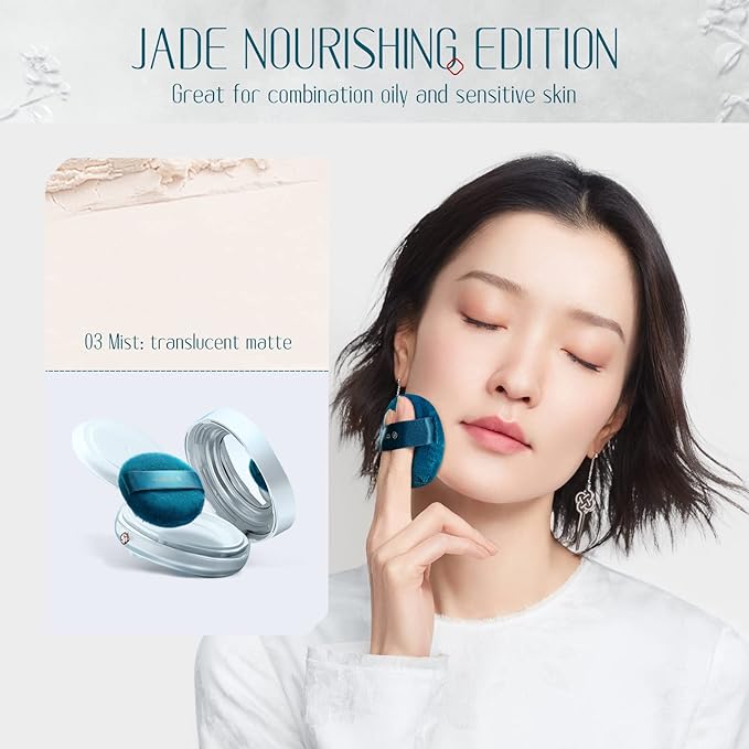 FLORASIS Flawless Jade Breathable Setting Powder (03 Mist)-Velvo Beauty