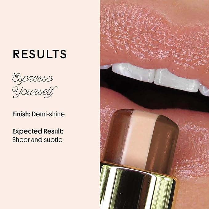 Winky Lux Affogato Tri-Color Tinted Lip Balm – Hydrating Lip Care with Jojoba Oil & Vitamin E, Sheer Nude Tint, Vanilla Coffee Scent, Moisturizes and Softens Dry Lips-Velvo Beauty