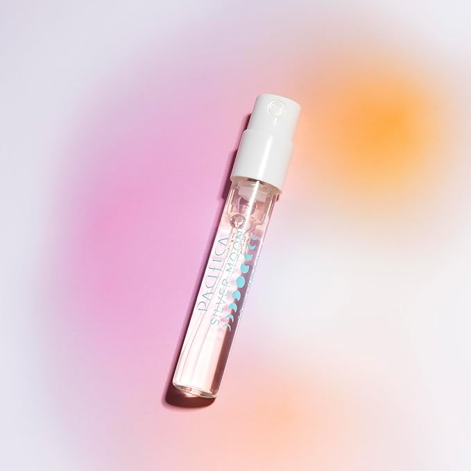 Pacifica Beauty Mood Moons Spray Perfume Set, Fragrances, Travel Perfume, Dream Moon, Flower Moon, Neon Moon, Blue Moon, Silver, Moon, Clean Perfume, Mini Perfume, Vegan, 0.05 fl oz Each (Set of 5)-Velvo Beauty