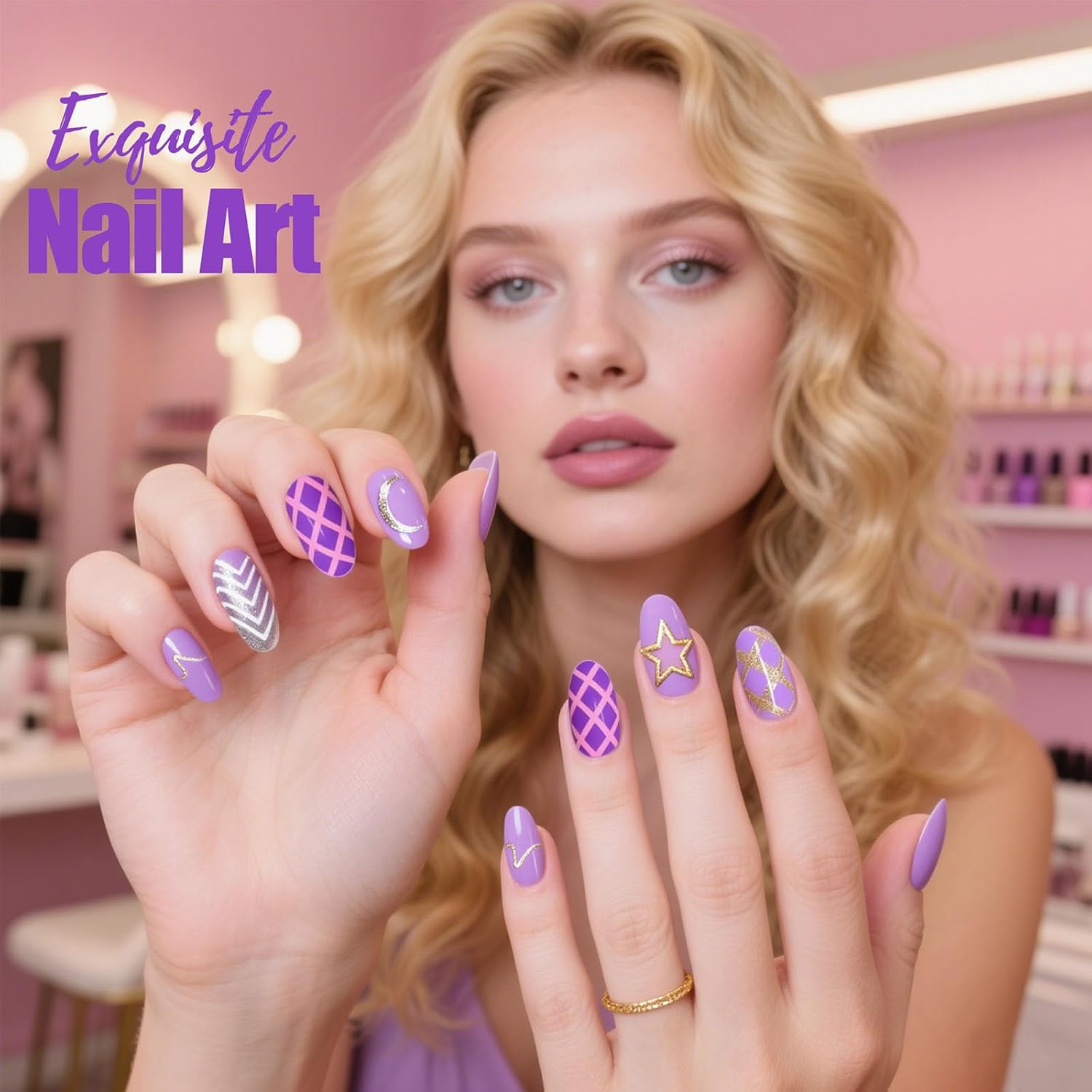 Artdone 10pcs Nail Art Brushes Set, Dotting Tools,Striping Brushes for Long Lines, Thin Details, Sculpting Pattern Tracing Stylus, Ball Embossing Stylu,Fine Drawing Pen For Gel Polish Design Supply-Velvo Beauty