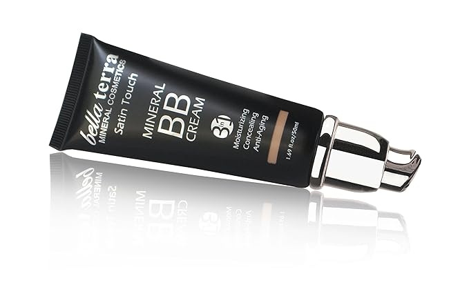 Bellaterra Cosmetics BB Cream - Tinted Moisturizer, Mineral Foundation Makeup, Medium 104 | Skin Perfector, 1.69 oz-Velvo Beauty