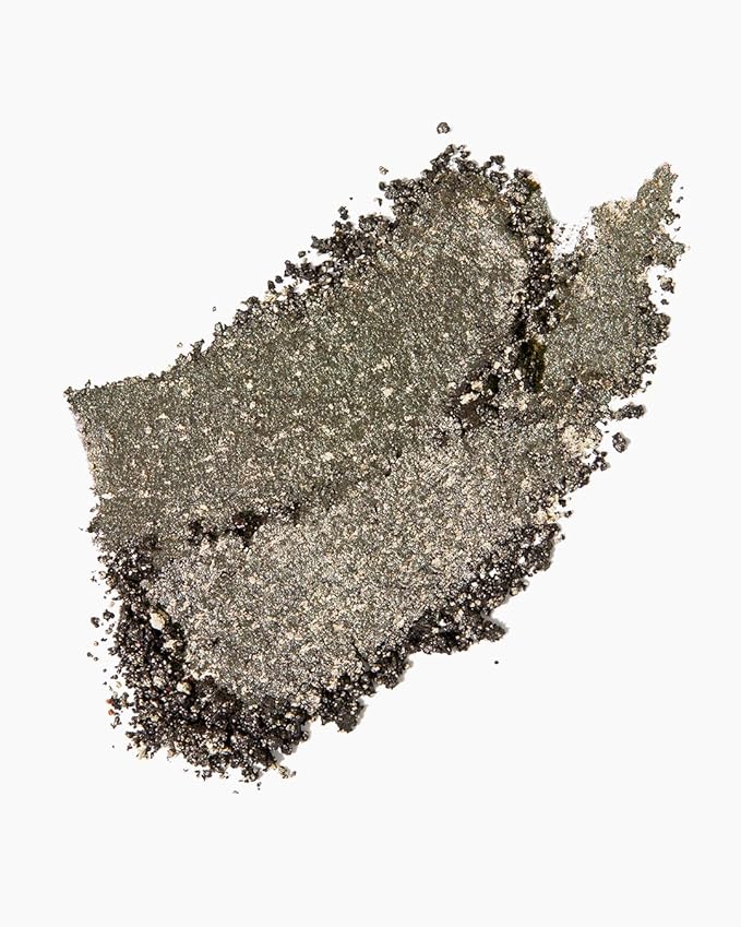 MAKE Beauty Multi-Chromatic Eye Shadow. Metal Reflecting Luminous Foil Finish Creamy, Buildable, Dimensional Long-wear, Crease-proof Powder Eyeshadow, Multichrome Shade - Gravitational, Olive Green-Velvo Beauty