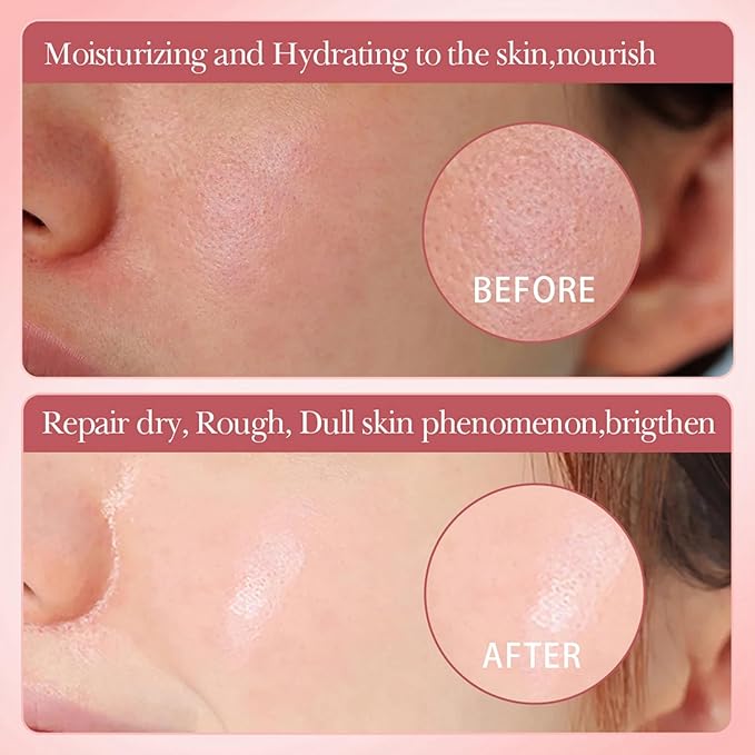 Peach Skincare Sets For Teen Girls, Complete Skin Care Routine With Facial Moisturizer, Face Cleanser, Face Mask, Peach Serum, Hand Cream & Toner, 7-In-1 Facial Skincare Set For Women-Velvo Beauty