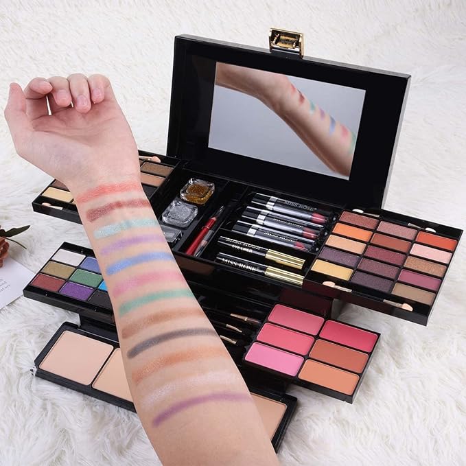 M 58 Color Professional Makeup pallet, Makeup Kit for Women Full Kit, All In One Makeup Kit Set, Makeup Gift Set for women girls (331N)-Velvo Beauty